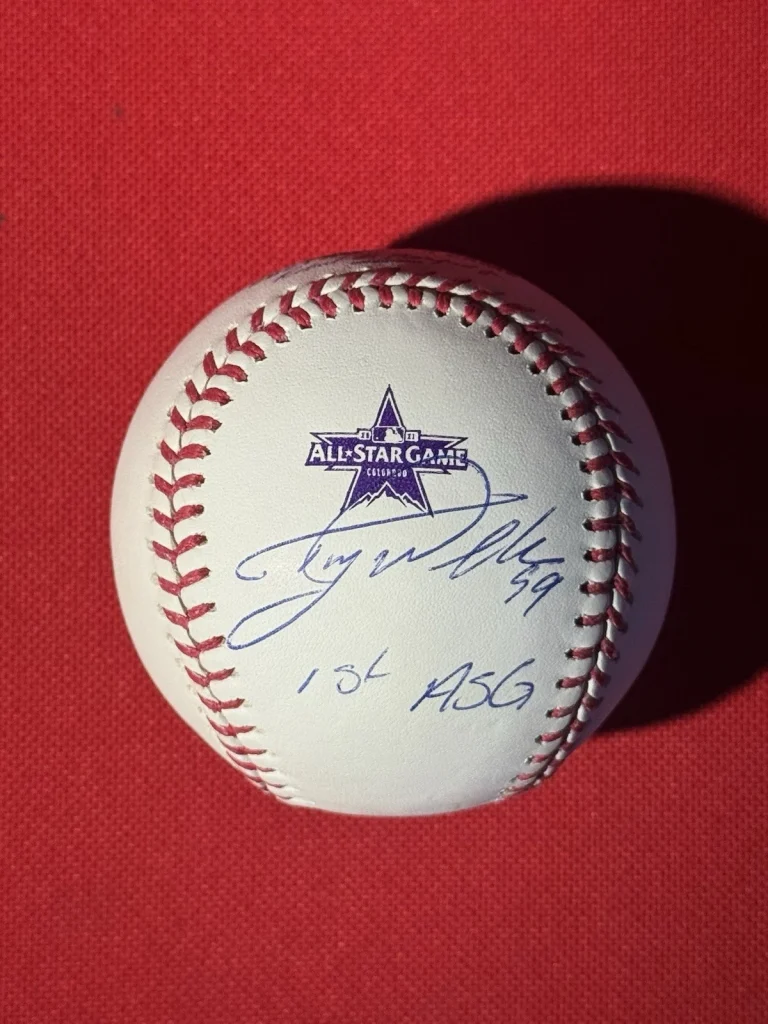 Taijuan Walker Mets Autographed 2021 All Star Baseball Inscribed 1st ASG JSA COA