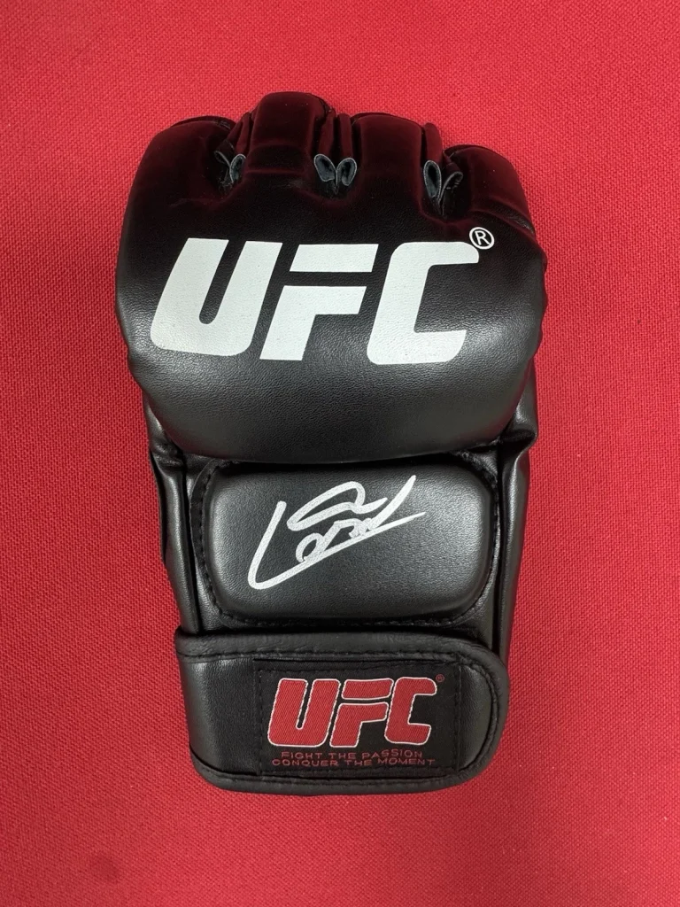 Jean “Lord” Silva Fighter Autographed UFC MMA Glove Beckett COA