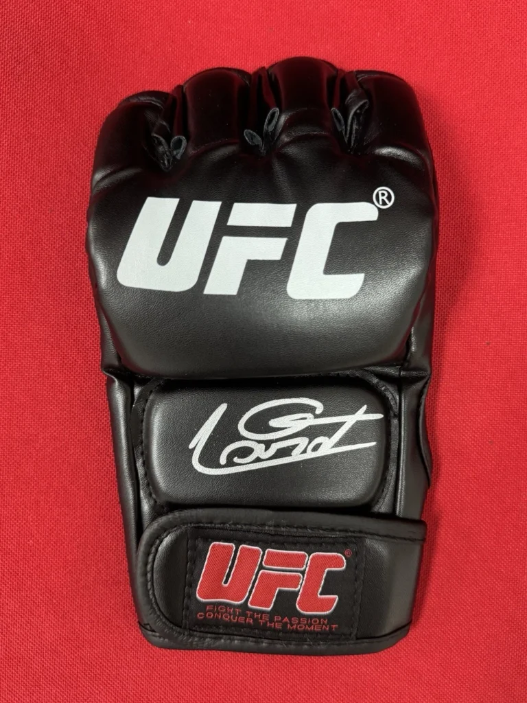 Jean “Lord” Silva Fighter Autographed UFC MMA Glove Beckett COA