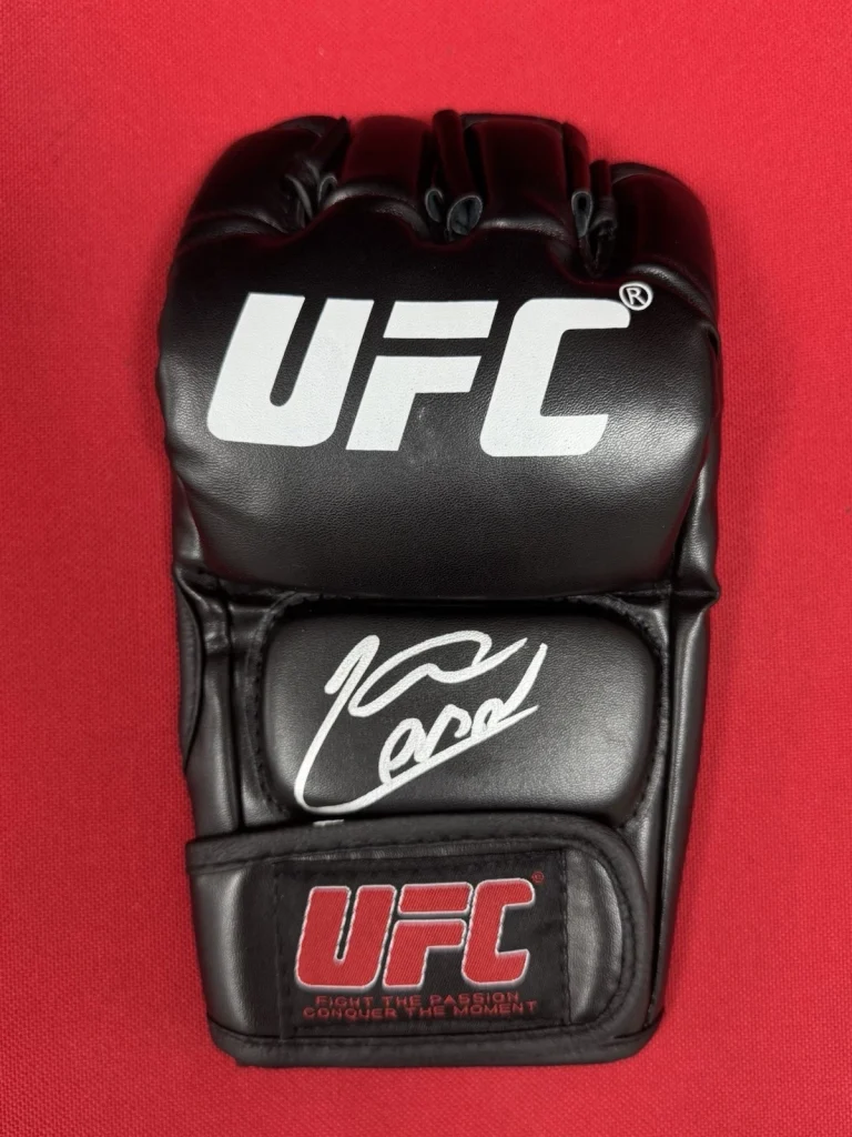 Jean “Lord” Silva Fighter Autographed UFC MMA Glove Beckett COA