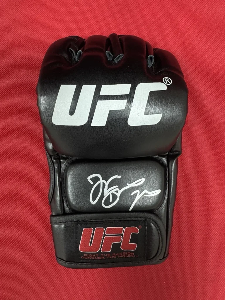 Jon “Bones” Jones Fighter Autographed UFC MMA Glove Beckett COA