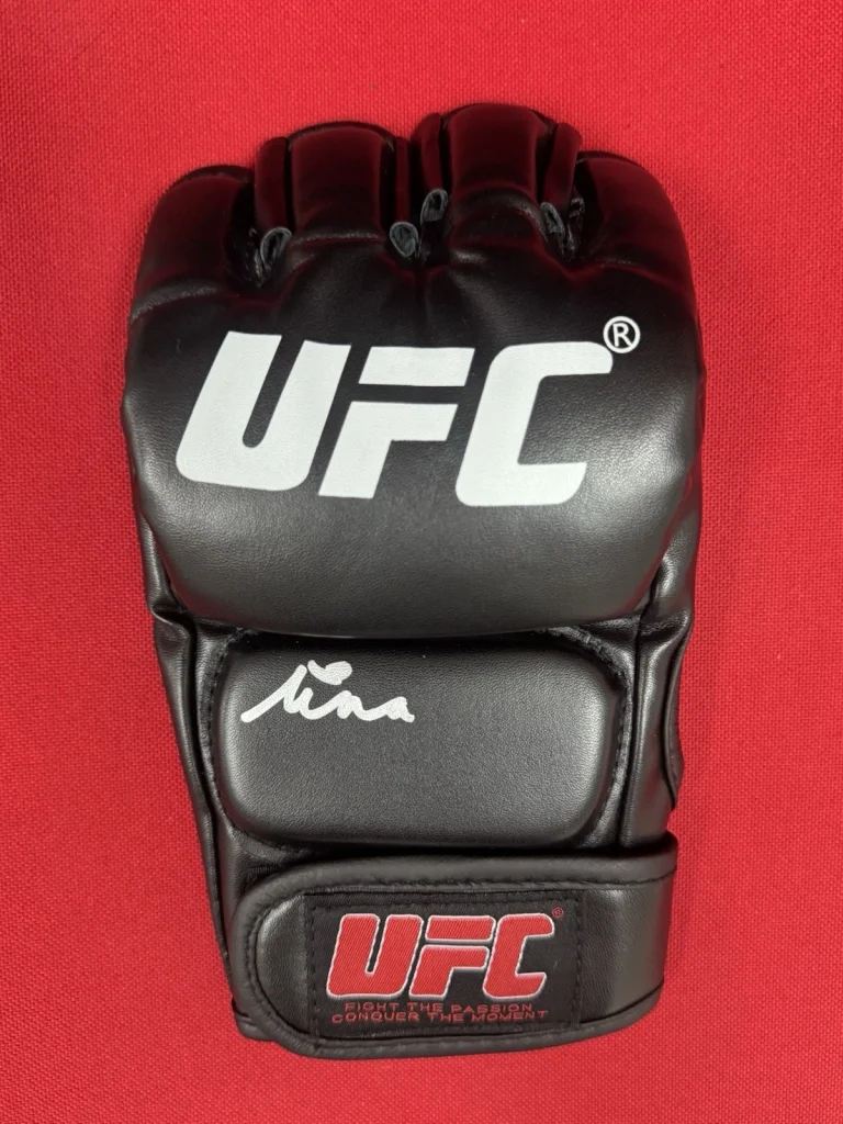 Nina Drama Autographed UFC Glove MMA Beckett BAS COA