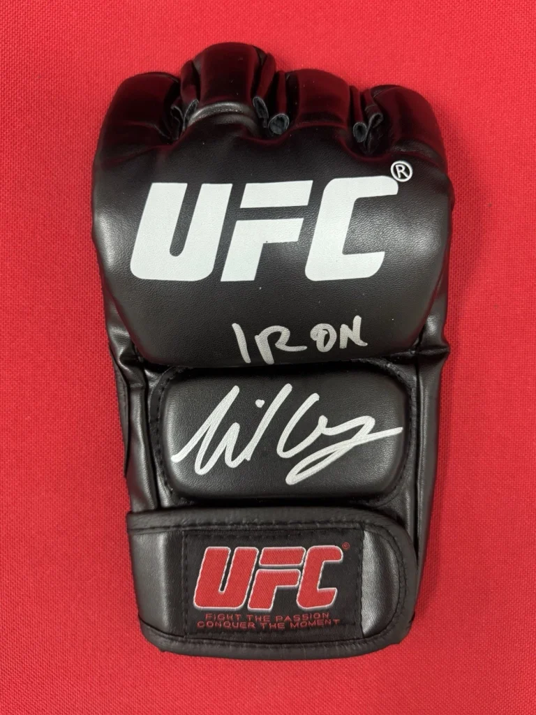 Michael Chandler Fighter Autographed UFC Glove “Iron” Beckett BAS COA