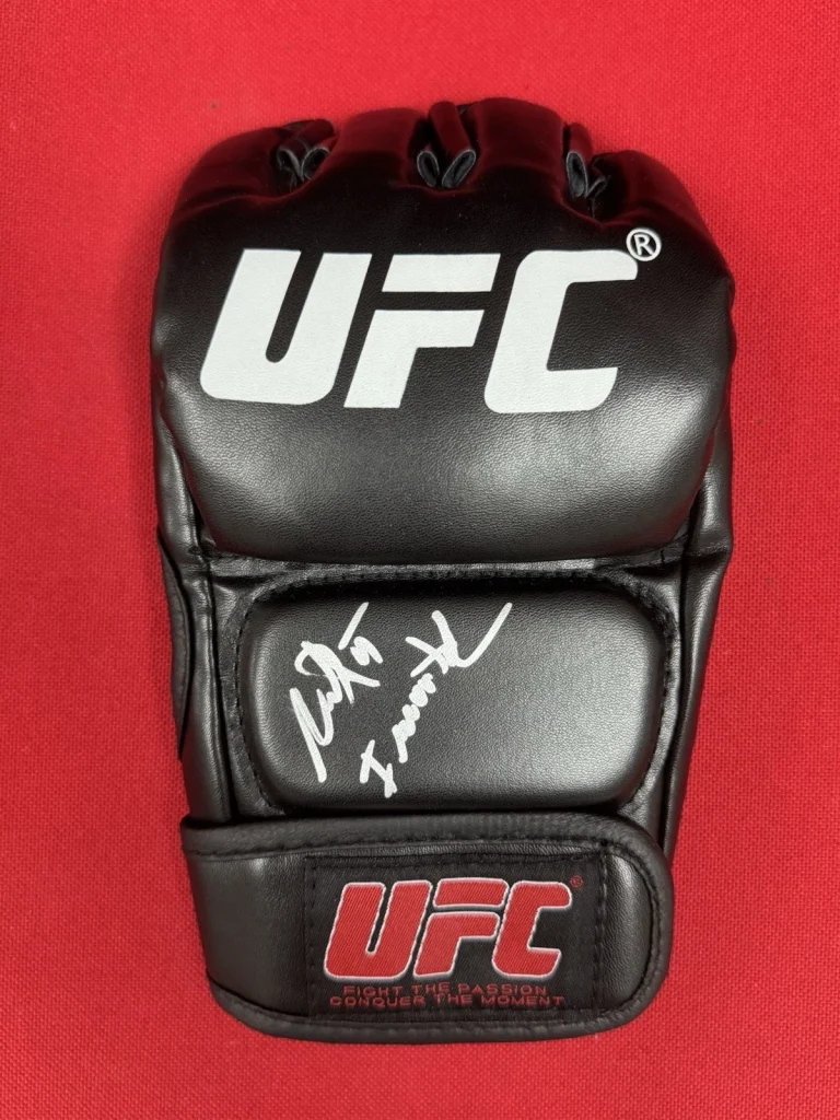 Norma Dumont Fighter Autographed UFC Glove Sexy Inscribed Beckett COA