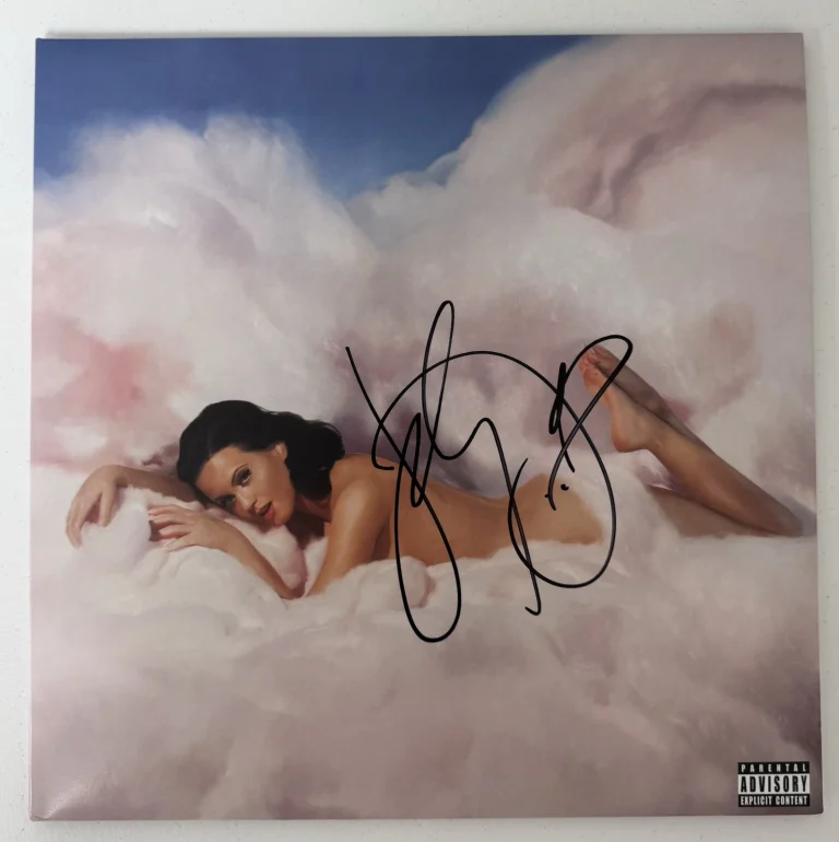 Katy Perry Autographed Teenage Dream Vinyl Record Beckett BAS COA
