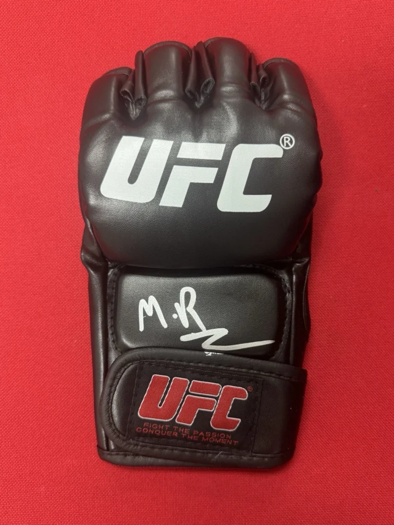 Mauricio Ruffy Fighter Autographed UFC MMA Glove Fighting Nerds Beckett BAS COA