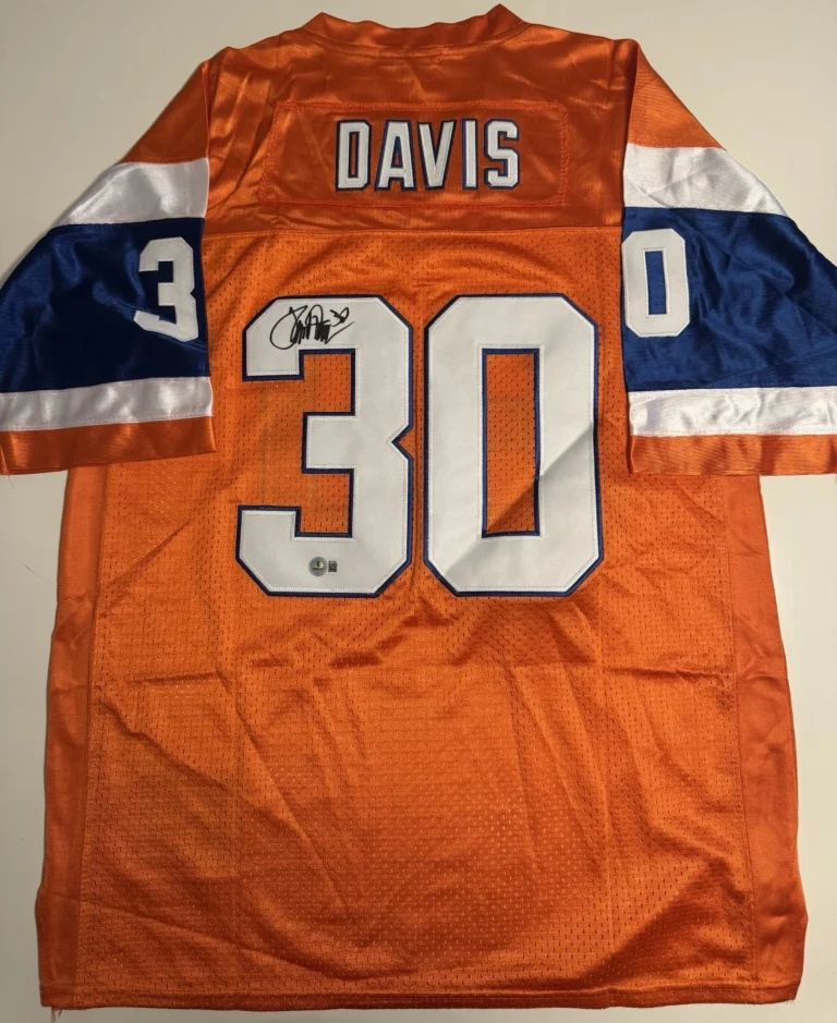 Terrell Davis Denver Broncos Autographed Jersey HOF Beckett BAS COA
