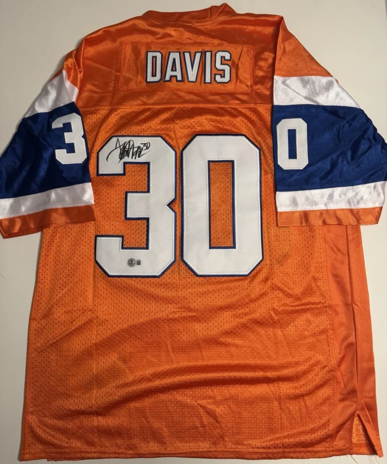 Terrell Davis Denver Broncos Autographed Jersey HOF Beckett BAS COA