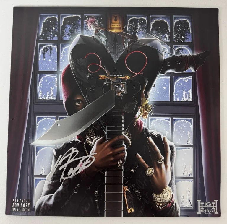 A Boogie Wit Da Hoodie Autographed Artist 2.0 Vinyl Beckett BAS COA