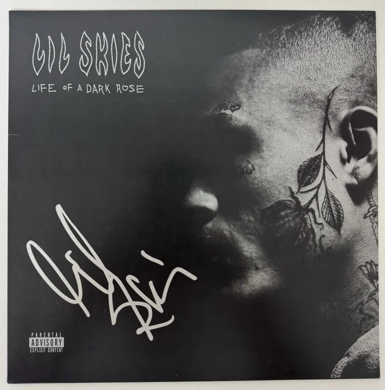 Lil Skies Autographed “Life of a Dark Rose” Vinyl Album Beckett BAS COA