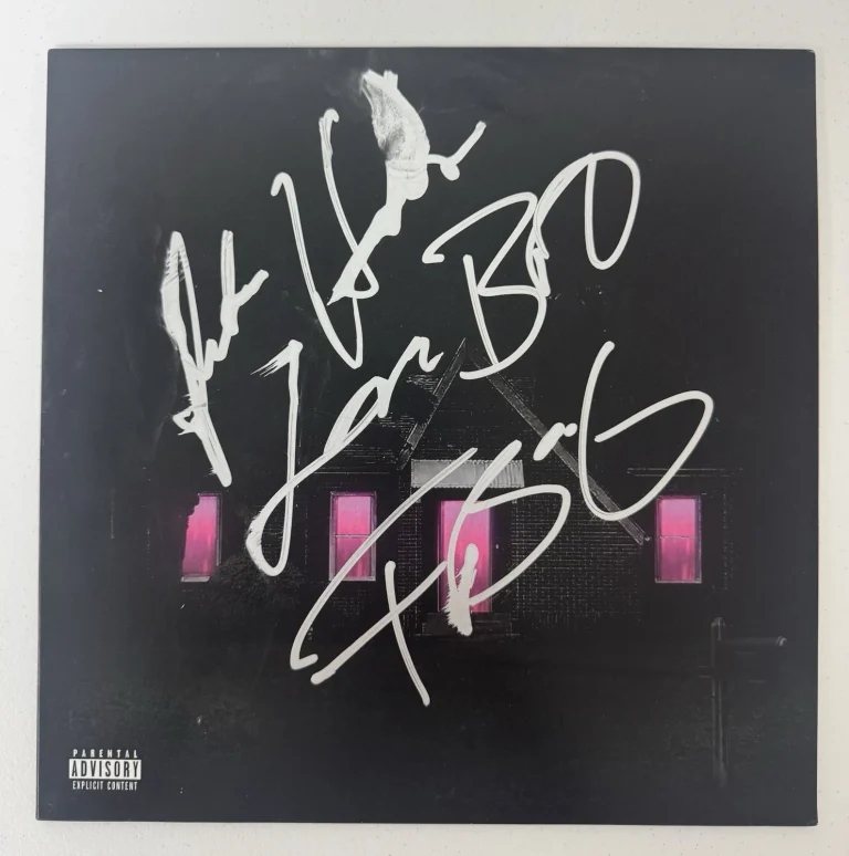 Future Rapper Autographed Mixtape Pluto Vinyl Beckett BAS COA