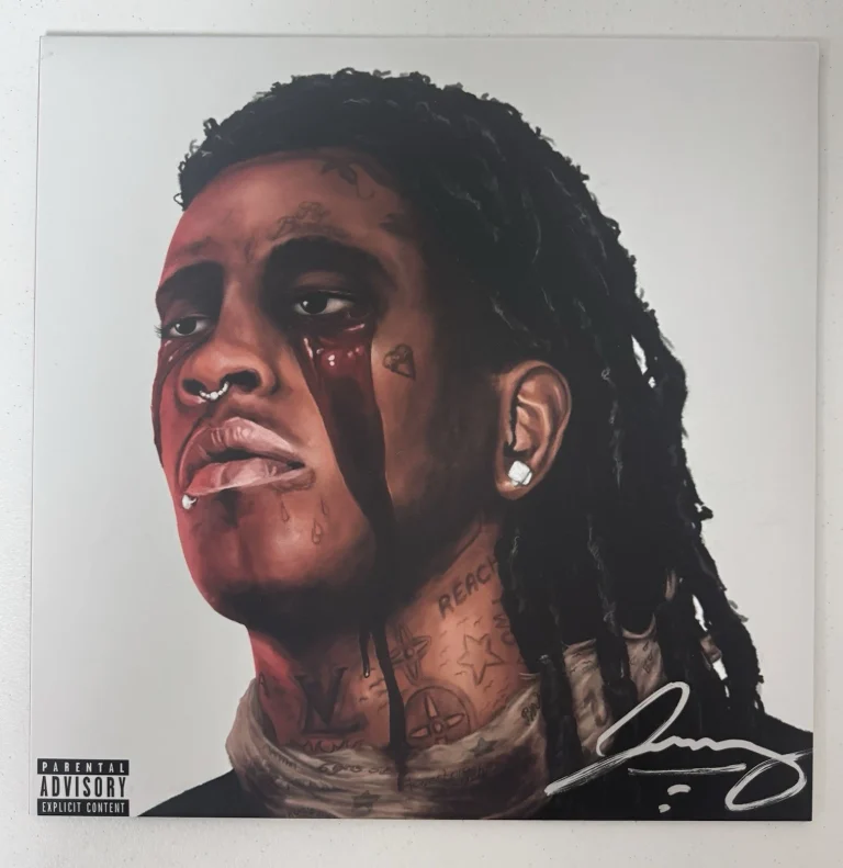 Young Thug Rapper Autographed Slime Season 3 Vinyl Record YSL Beckett BAS COA