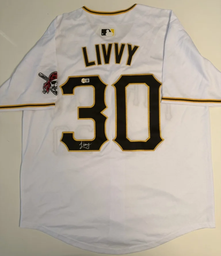 Livvy Dunne Pittsburgh Pirates Autographed Jersey LSU Skenes Beckett BAS COA