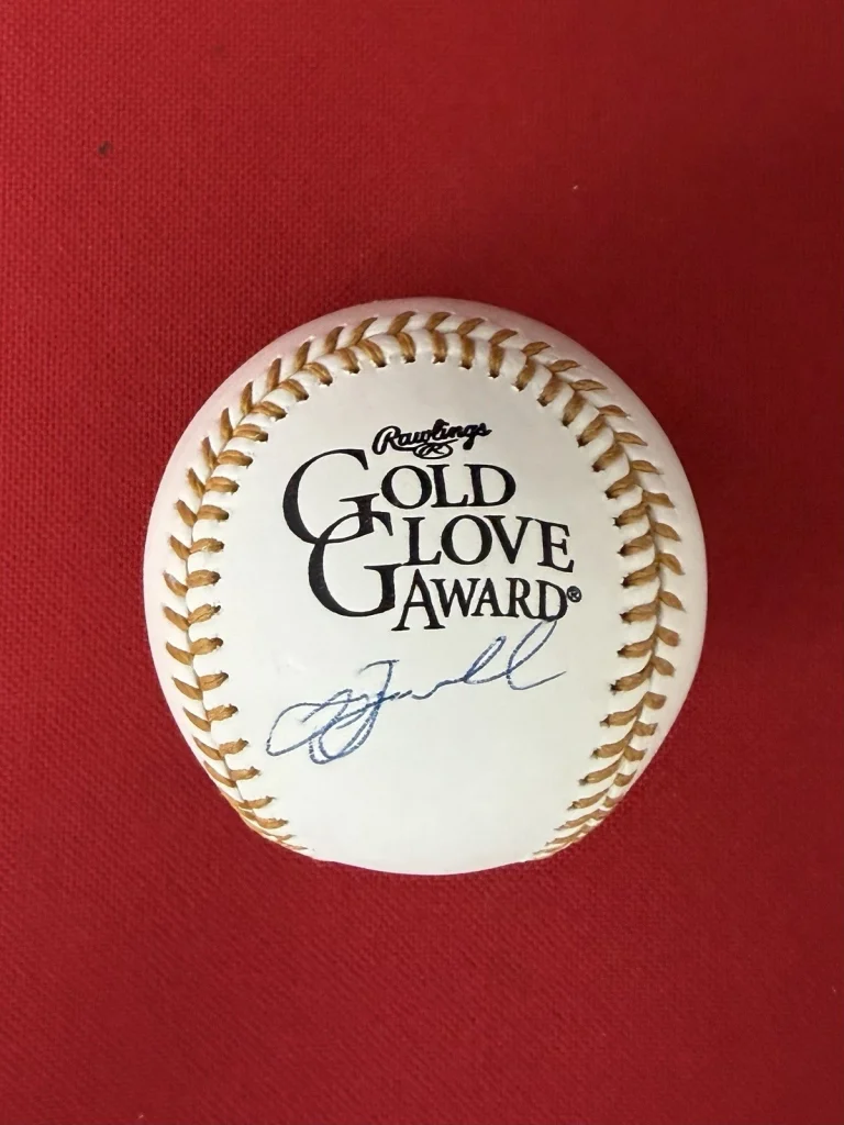 Jeff Bagwell Houston Astros Autographed Gold Glove Baseball Beckett BAS COA