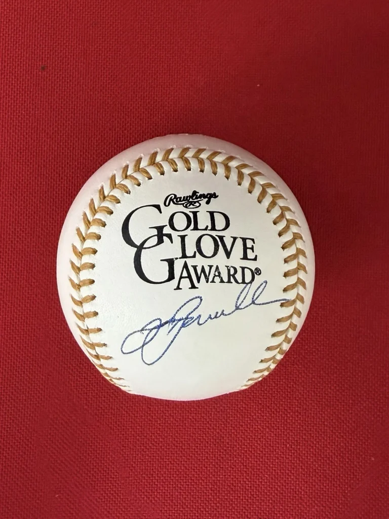Jeff Bagwell Houston Astros Autographed Gold Glove Baseball Beckett BAS COA
