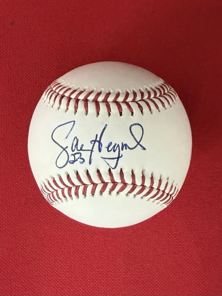 Jason Heyward Chicago Cubs Autographed Baseball WS Champ Beckett BAS COA
