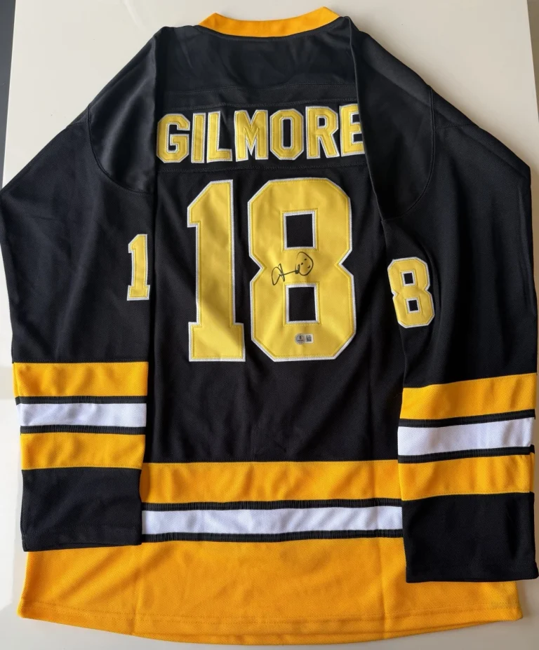 Adam Sandler Happy Gilmore Autographed Boston Hockey Jersey Beckett BAS COA