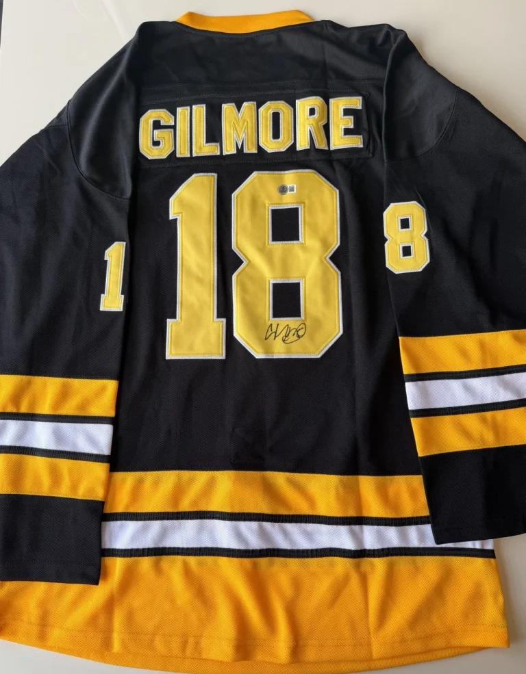 Adam Sandler Happy Gilmore Autographed Boston Hockey Jersey Beckett BAS COA