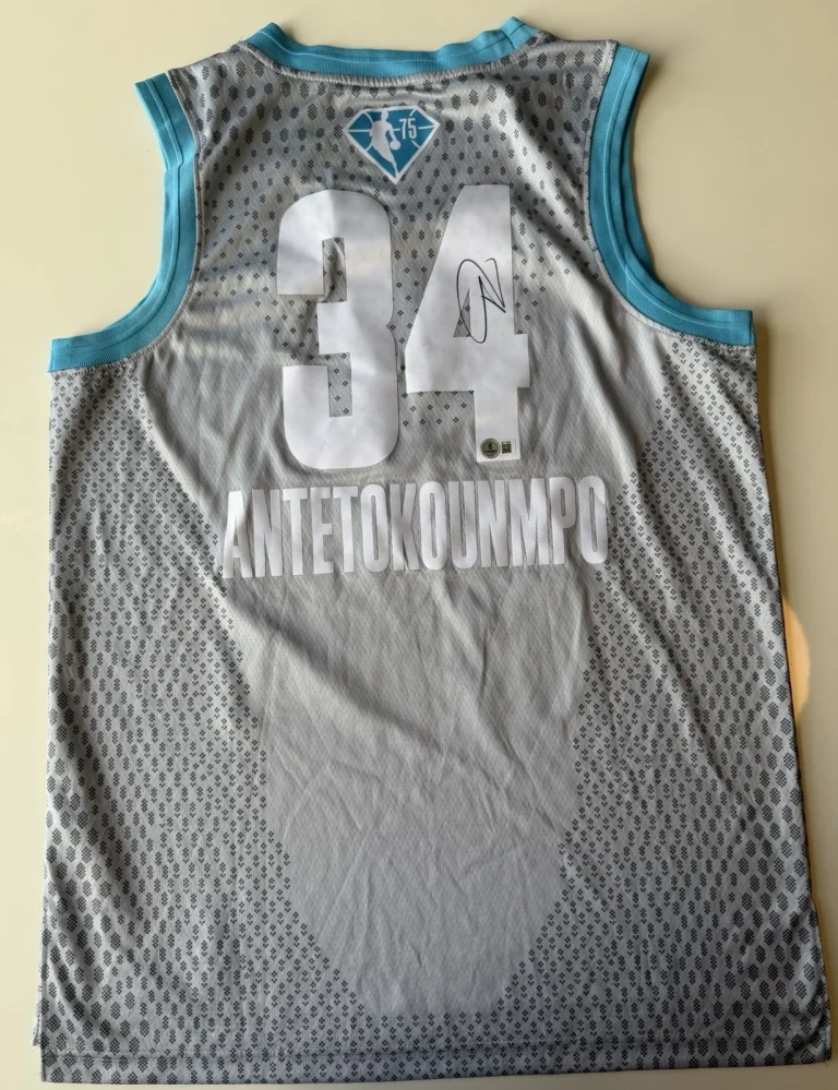 Giannis Antetokounmpo Milwaukee Bucks Autographed All Star Game Jersey Beckett