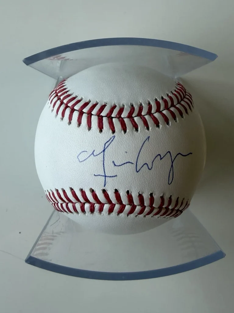 Alice Cooper Autographed Baseball Rock Singer Musician Beckett BAS COA