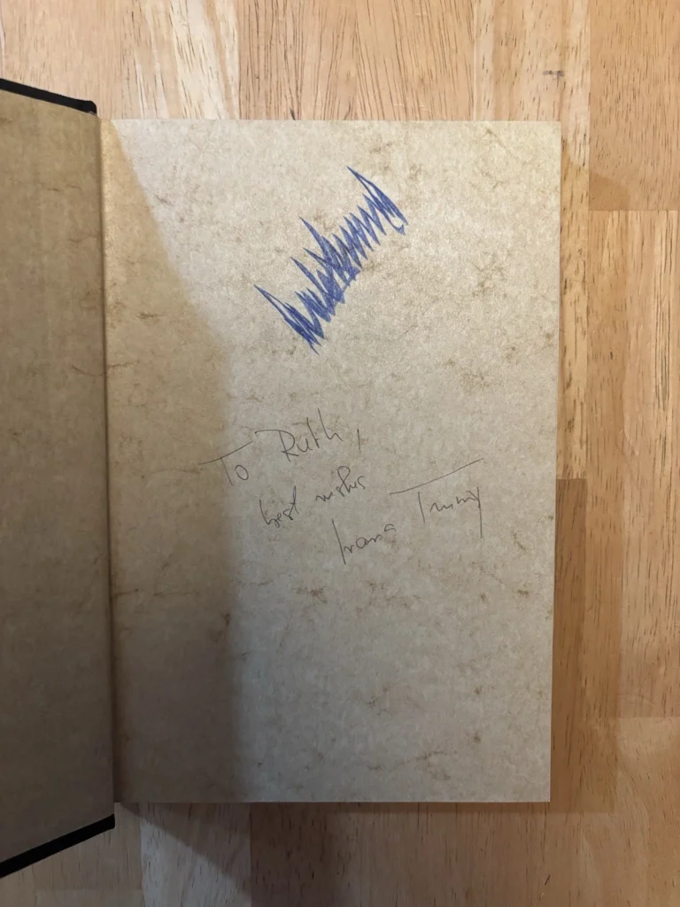 1987 Art Of The Deal Donald Trump Ivana Trump Signed Autographed Book Jsa Loa