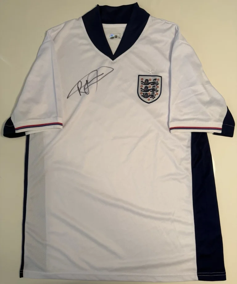 Reece James England Autographed Jersey Chelsea Beckett JSA COA