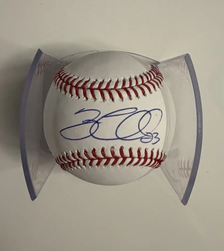 Zac Gallen Arizona Diamondbacks Autographed Baseball Star JSA COA
