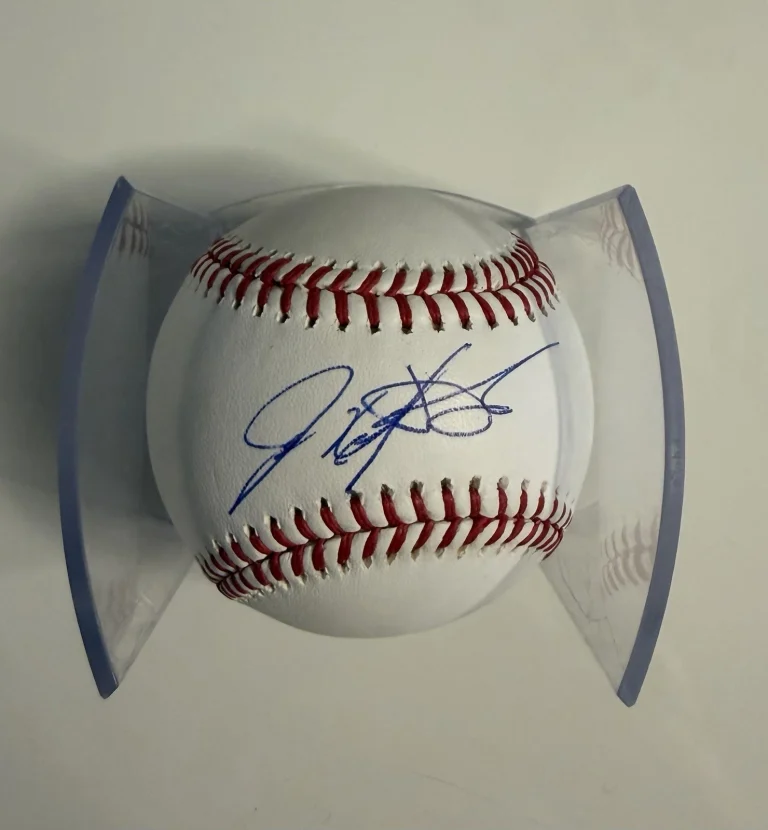 Ivan Rodriguez Texas Rangers Autographed Baseball Pudge JSA COA