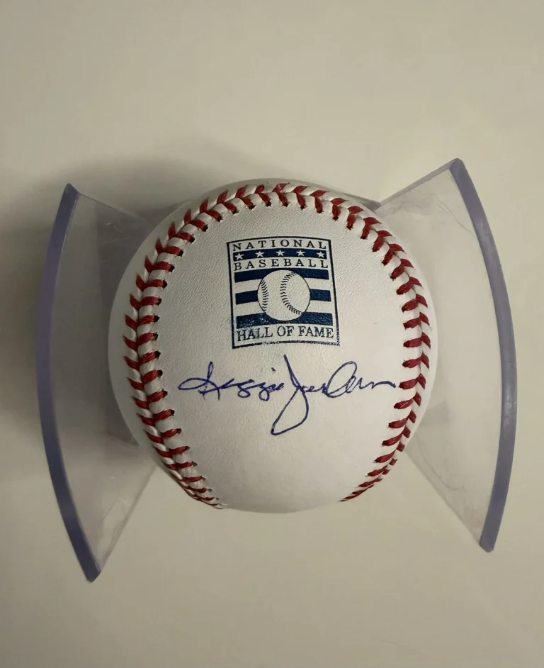 Reggie Jackson New York Yankees Autographed HOF Baseball JSA COA