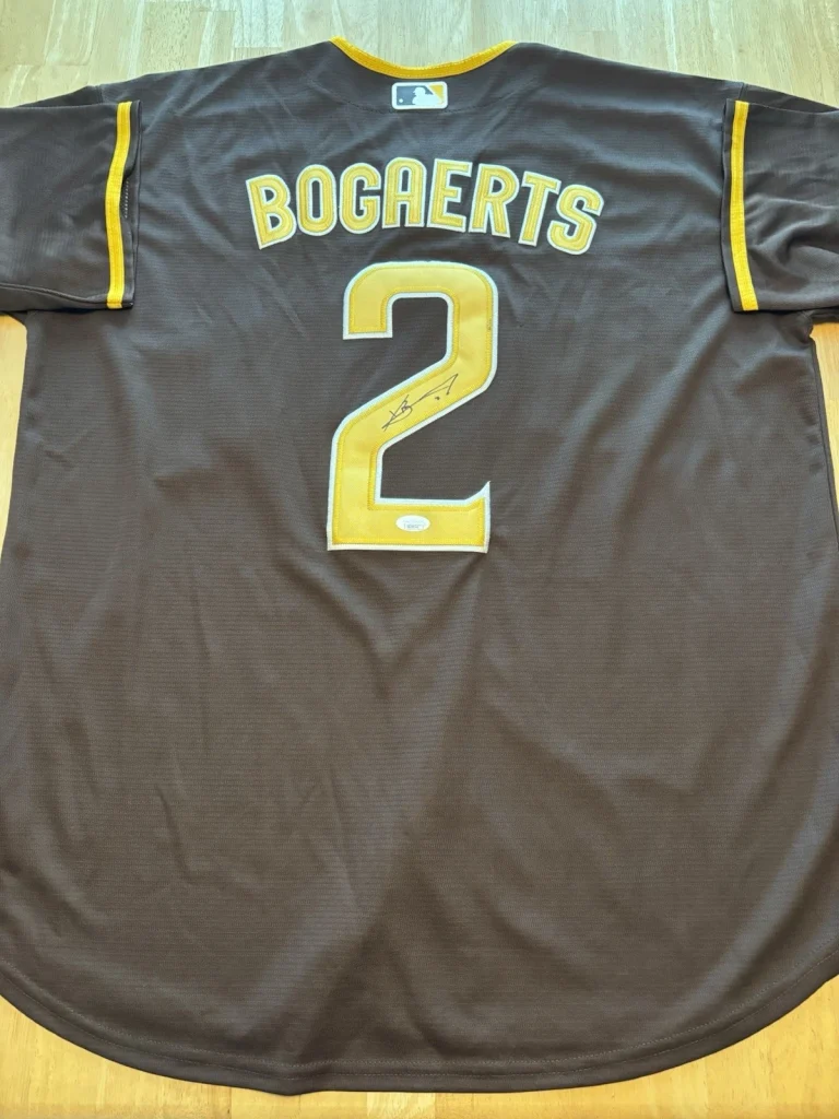 Xander Bogaerts Signed Autographed San Diego Padres Jersey. JSA Coa