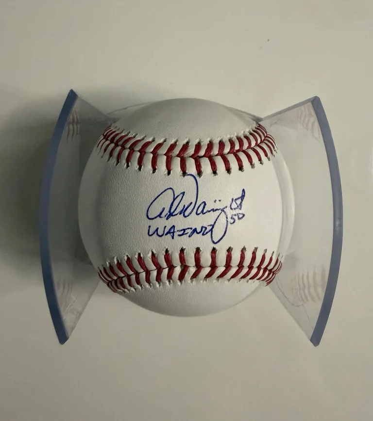 Adam Wainwright St. Louis Cardinals Autographed Baseball Inscribed Waino JSA COA