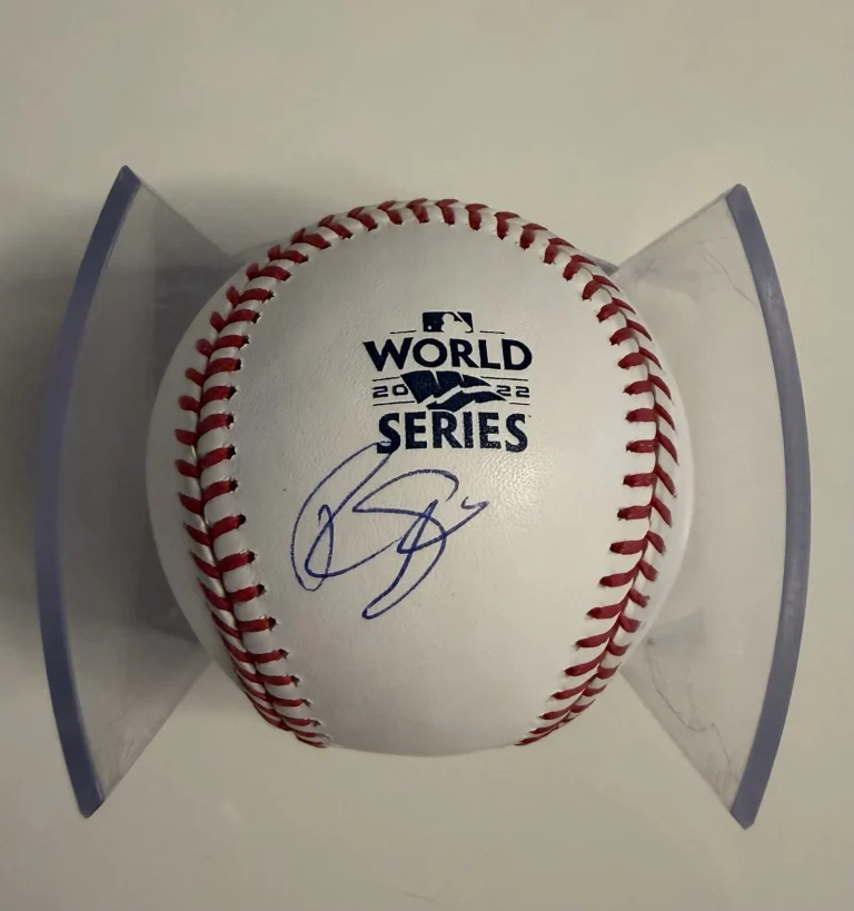 Ryne Stanek Houston Astros Autographed 2022 World Series Baseball JSA COA