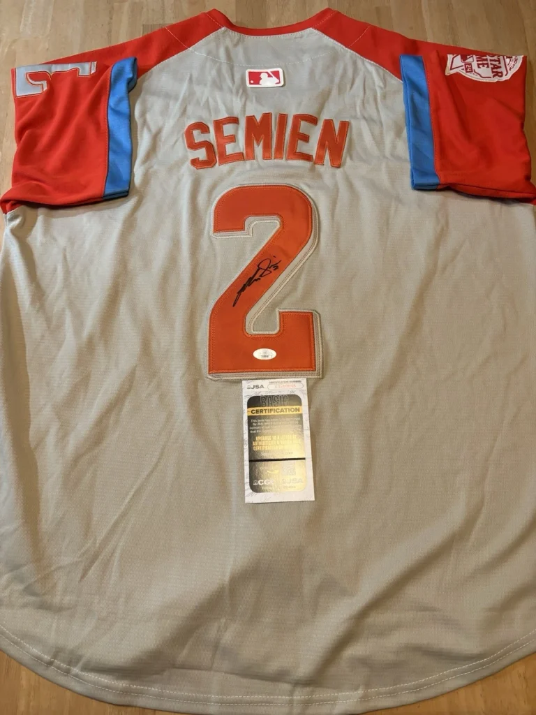 Marcus Semien Signed Autographed 2024 All Star Game Jersey JSA COA