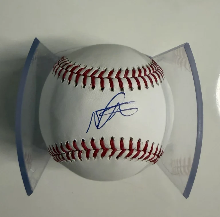 Nestor Cortes Milwaukee Brewers Autographed Baseball Yankees JSA COA