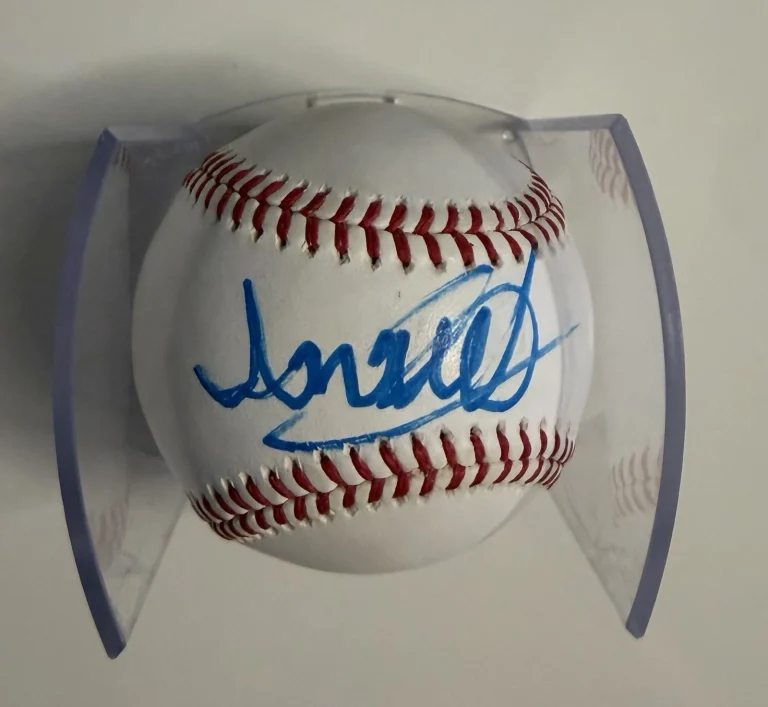 Anuel AA Autographed Baseball Latin Rap Spanish JSA COA