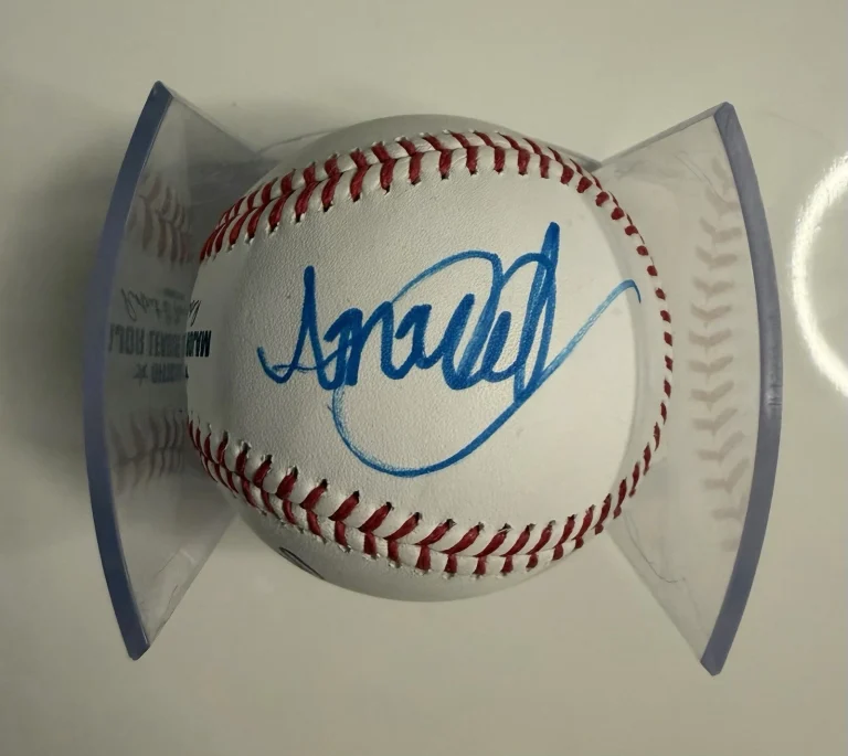 Anuel AA Autographed Baseball Latin Rap Spanish JSA COA