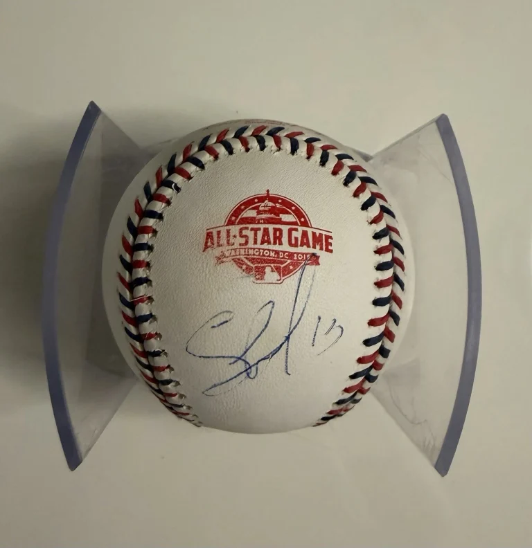Salvador Perez Kansas City Royals Autographed 2016 All Star Baseball JSA COA
