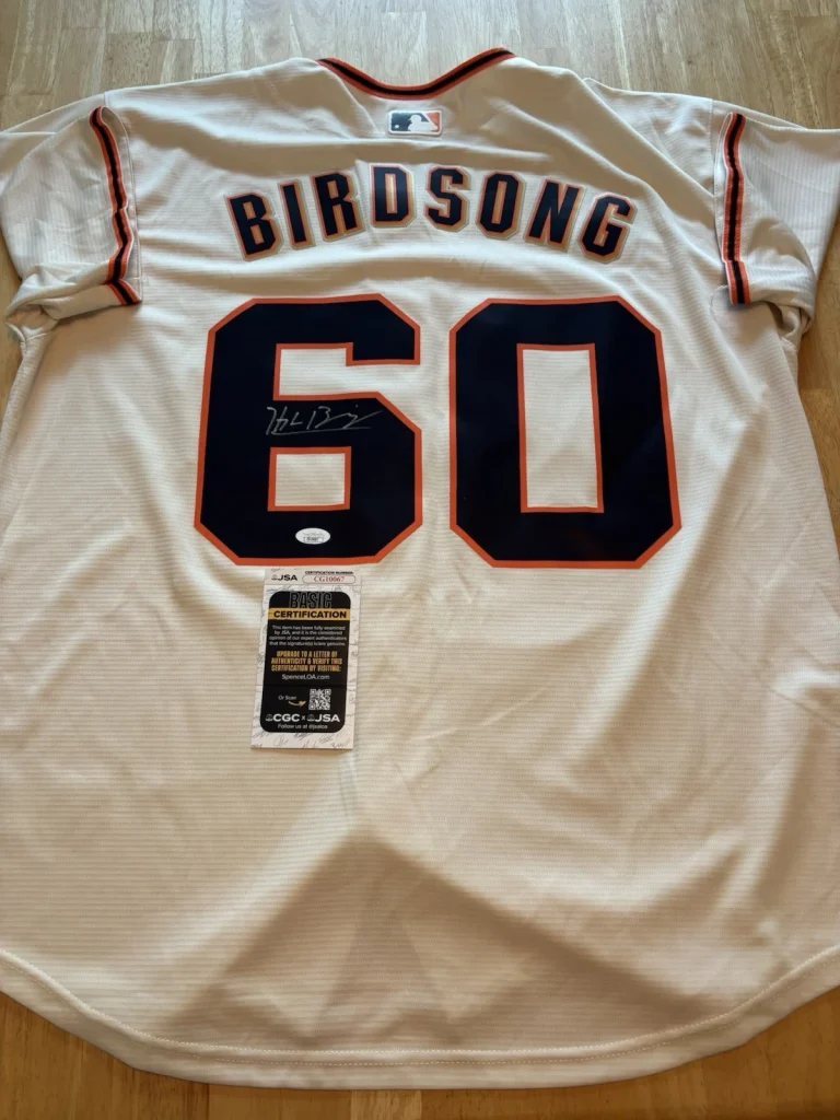 Hayden Birdsong Signed Autographed San Francisco Giants Jersey Jsa Coa
