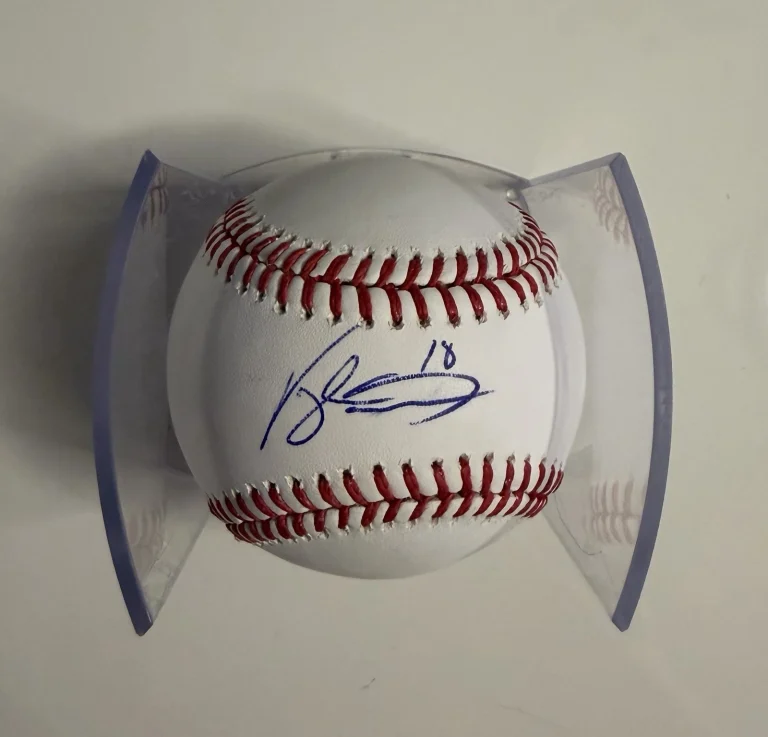 Vaughn Grissom Boston Red Sox Autographed Baseball Braves JSA COA