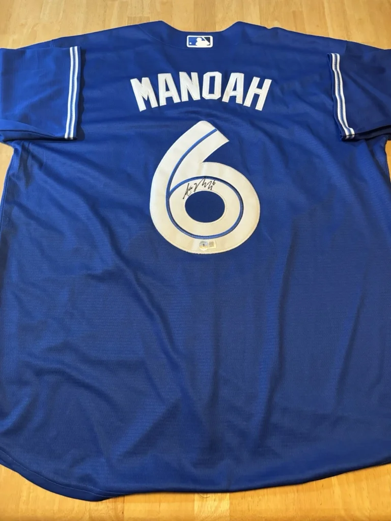 Alek Manoah Signed Toronto Blue Jays Jersey All Star. Beckett  Coa