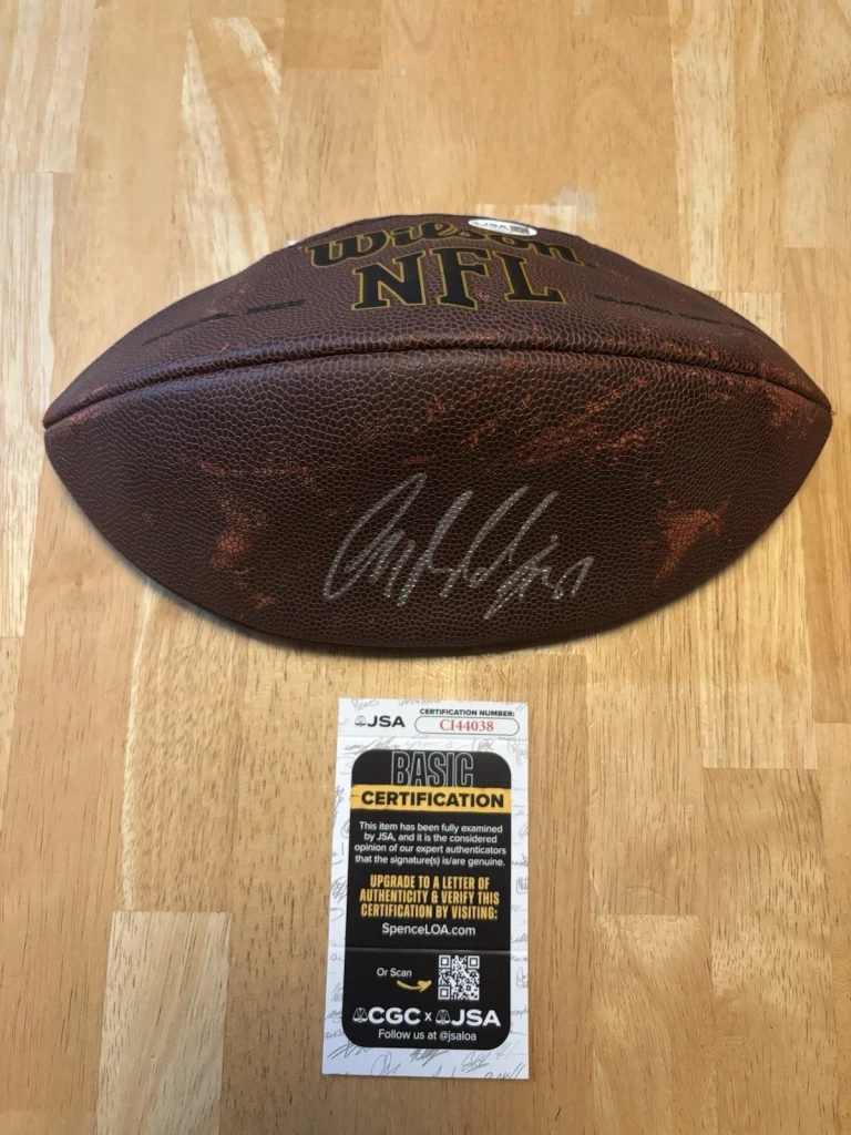 Anquan Boldin Signed Autographed NFL Football JSA COA  Cardinals Ravens 49ers