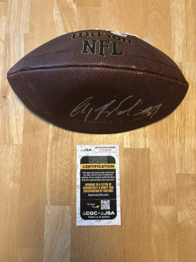 Anquan Boldin Signed Autographed NFL Football JSA COA  Cardinals Ravens 49ers