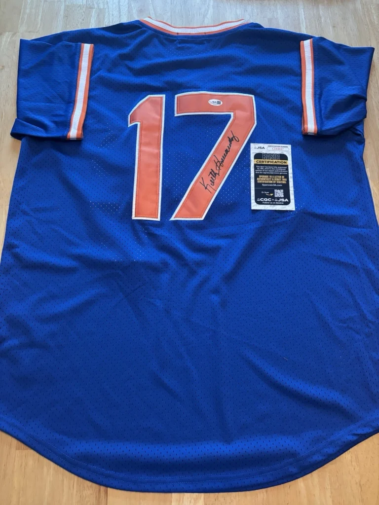 Keith Hernandez New York Mets Signed Autographed Jersey JSA COA