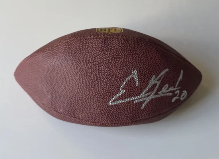 Ed Reed Baltimore Ravens Autographed Wilson Football JSA COA