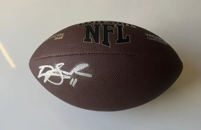 Carson Beck Miami Hurricanes Autographed Wilson ALL PRO Football Rare JSA COA