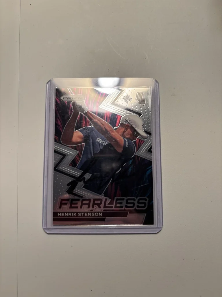 2024 Panini Prizm LIV Signed Henrik Stenson Fearless  Autographed Card