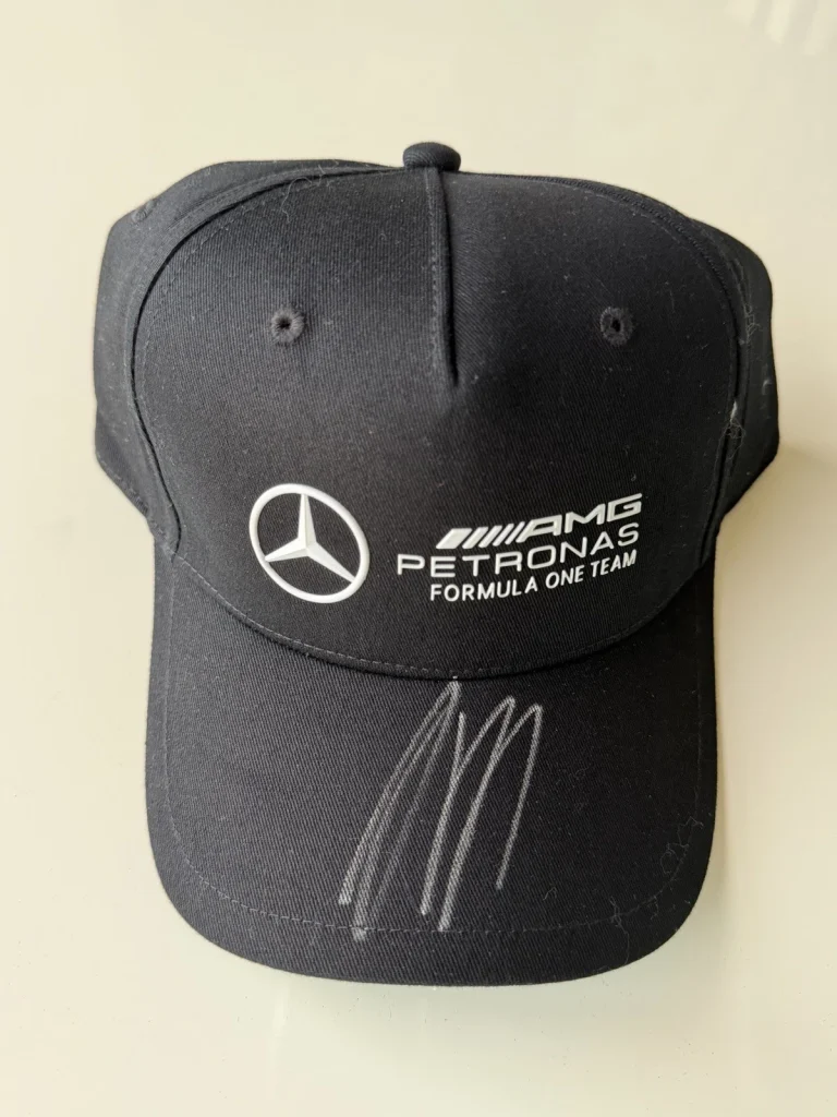 Andrea Kimi Antonelli Autographed Mercedes Racing Hat Formula 1 JSA COA