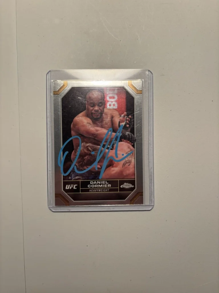 2024 Topps Chrome UFC Daniel Cormier Auto #56. Rare. Legend