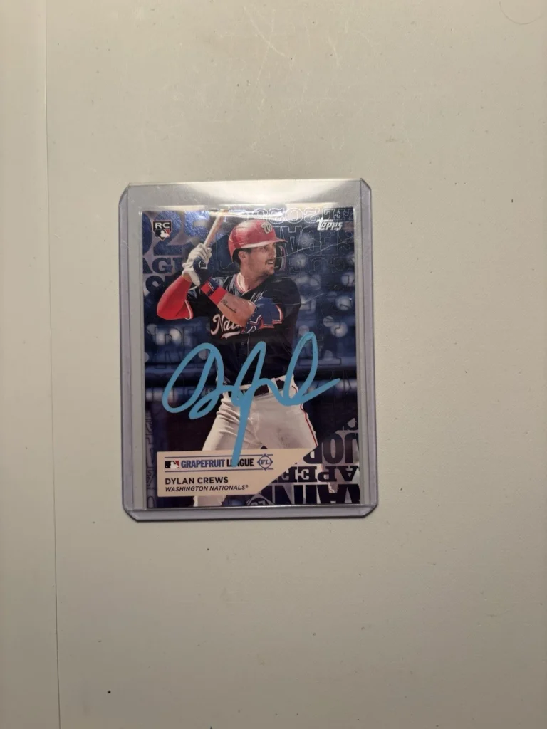 Dylan Crews Signed 2025 Topps Series One Baseball Grapefruit League Insert RC