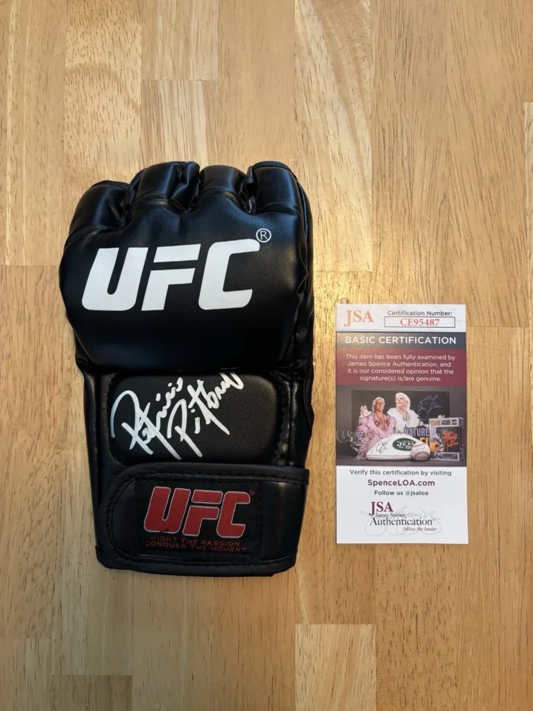 PATRICIO PITBULL SIGNED AUTOGRAPHED Ufc GLOVE JSA COA